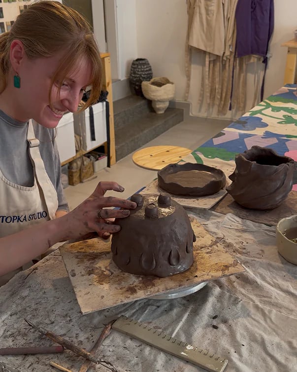 Independent making in Topka's ceramic coworking studio